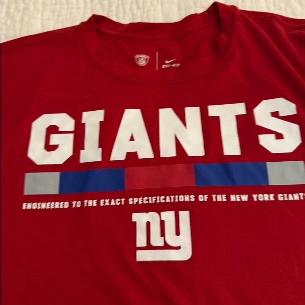 Nike x NFL NY Giants Drifit crewneck long sleeve Men's XL - Picture 5 of 9